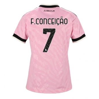 Juventus Francisco Conceicao #7 Maglia Gara Trasferta Repliche 2026-27 Donna Maniche Corte